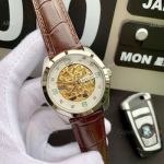Rolex Cellini Tourbilln SS Brown Leather Strap Watch Replica